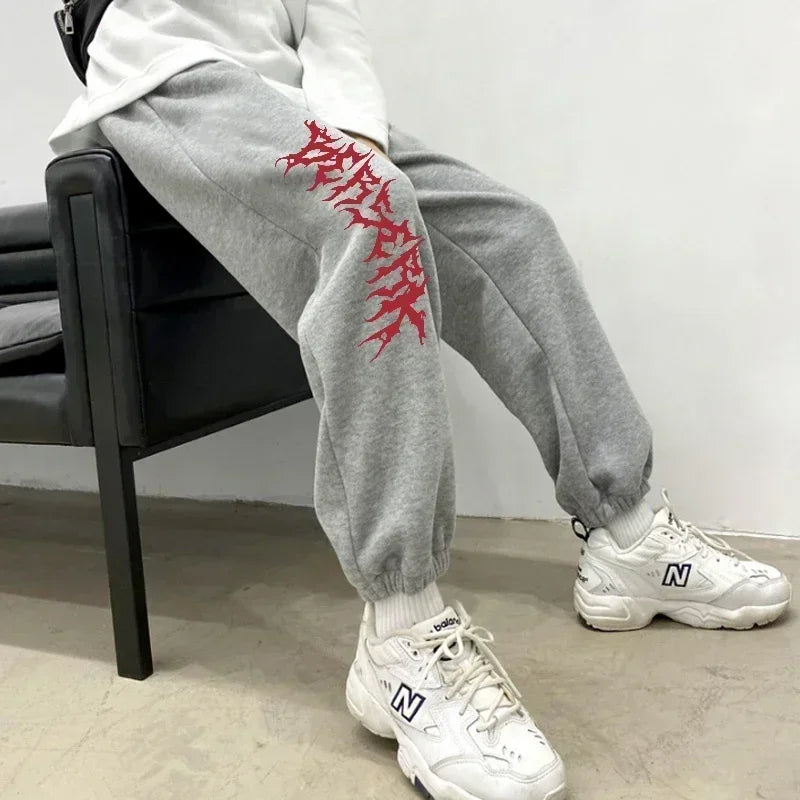 Anime Berserk Print Athletic Joggers for Men