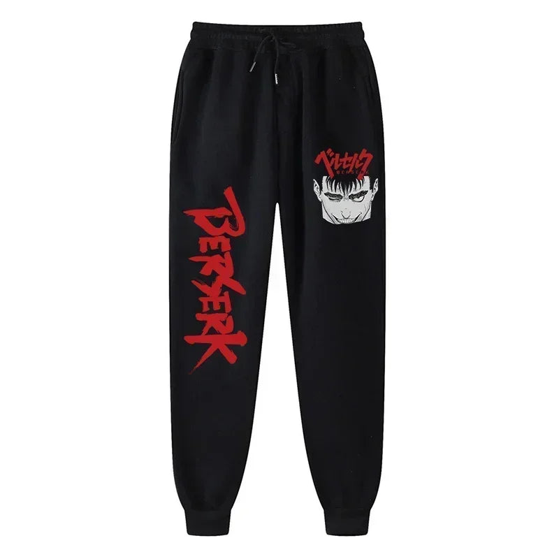 Anime Berserk Print Athletic Joggers for Men