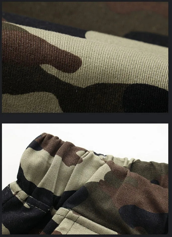 Men’s Pure Cotton Camouflage Jogger Pants