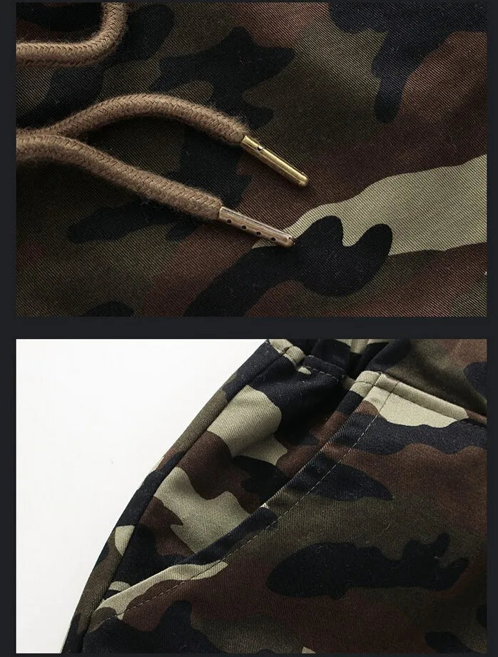 Men’s Pure Cotton Camouflage Jogger Pants