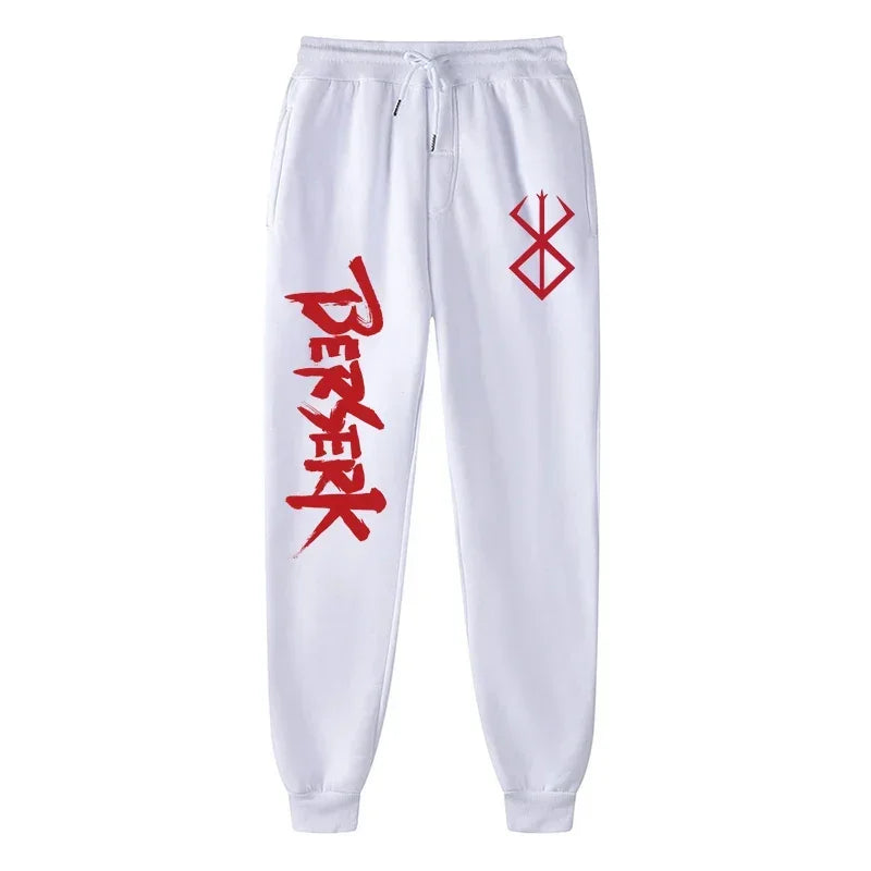 Anime Berserk Print Athletic Joggers for Men