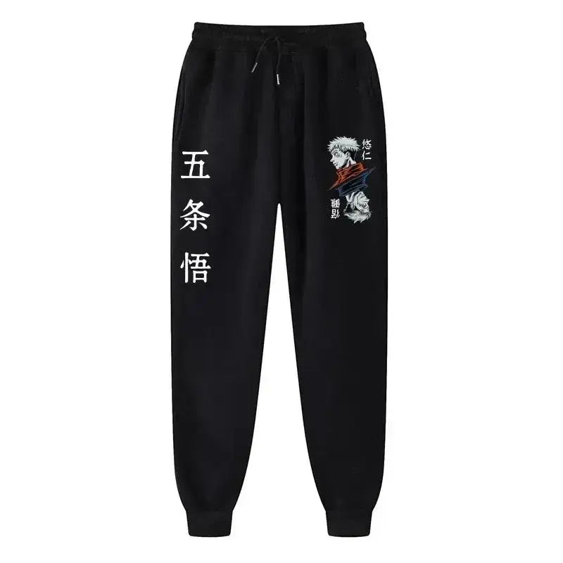 Men’s Anime-Inspired Fleece Joggers