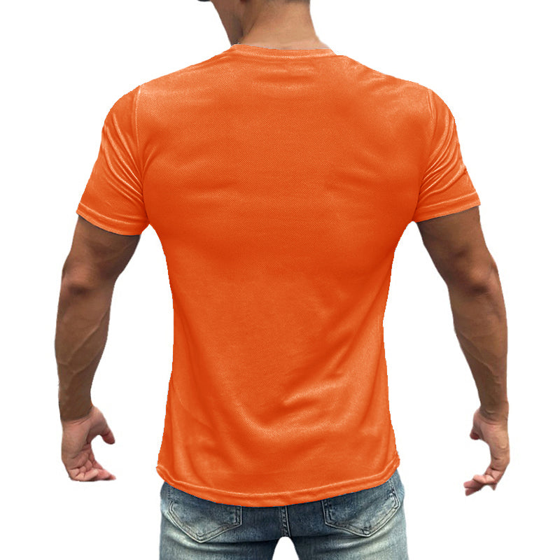 Men’s Quick-Dry Breathable Mesh Running Tee