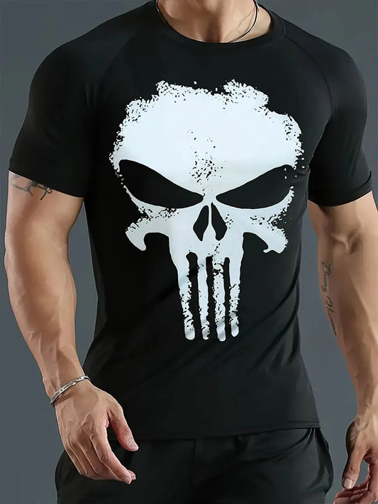 Men’s Short Sleeve Print Tee - Summer Casual Sports Top