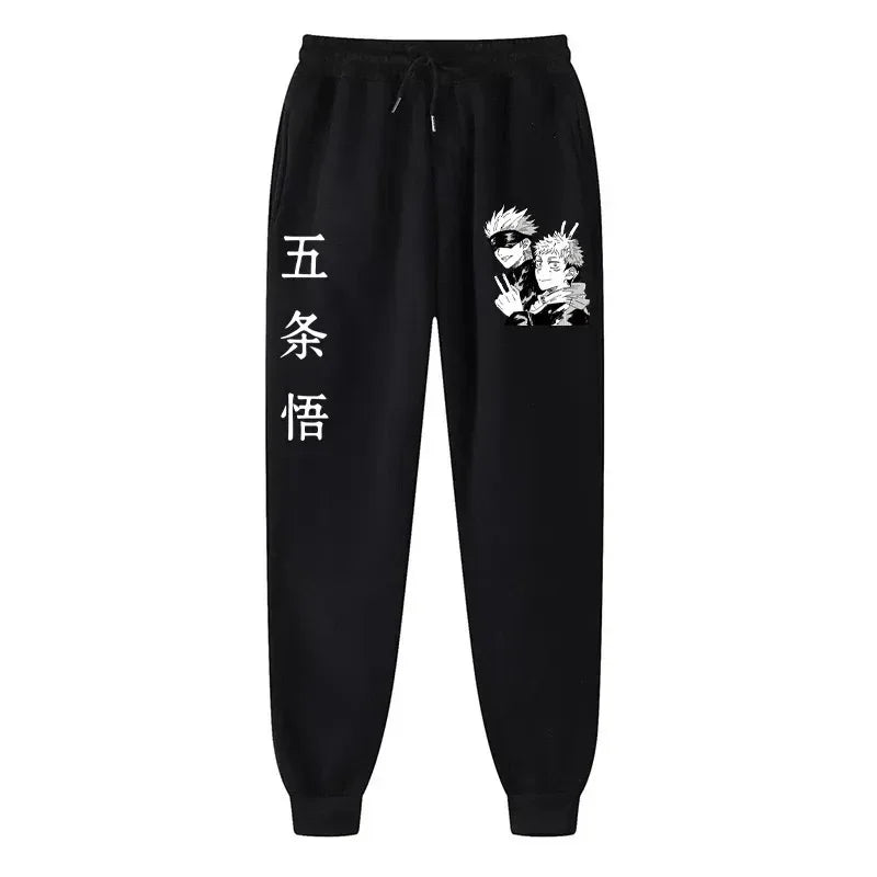 Men’s Anime-Inspired Fleece Joggers