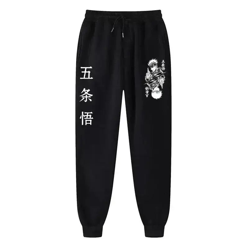 Men’s Anime-Inspired Fleece Joggers