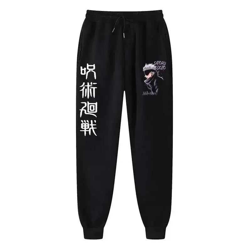 Men’s Anime-Inspired Fleece Joggers