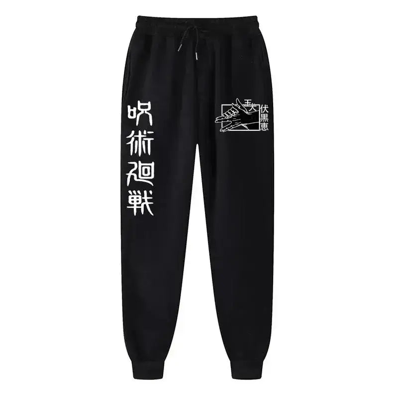 Men’s Anime-Inspired Fleece Joggers