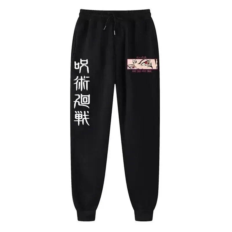 Men’s Anime-Inspired Fleece Joggers