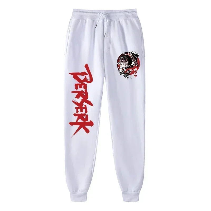 Anime Berserk Print Athletic Joggers for Men