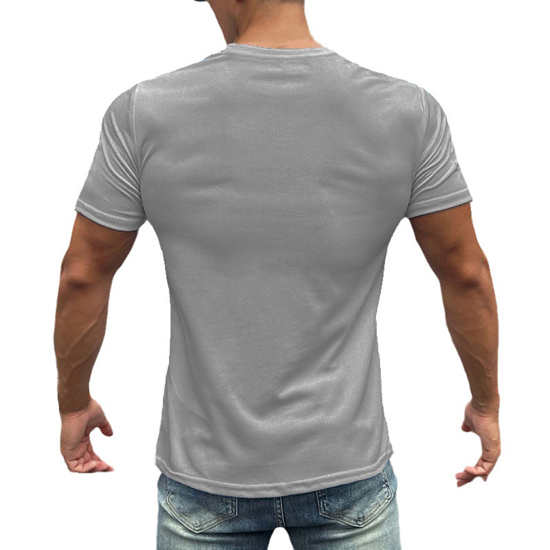 Men’s Quick-Dry Breathable Mesh Running Tee