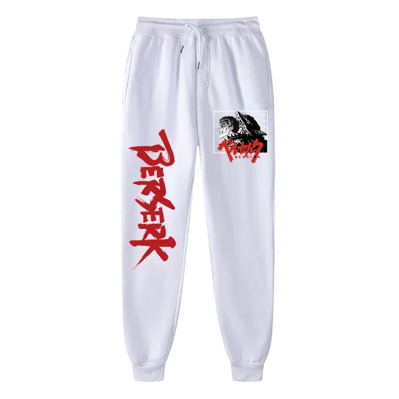 Anime Berserk Print Athletic Joggers for Men