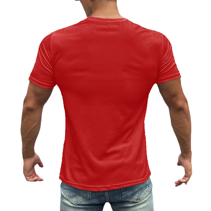 Men’s Quick-Dry Breathable Mesh Running Tee