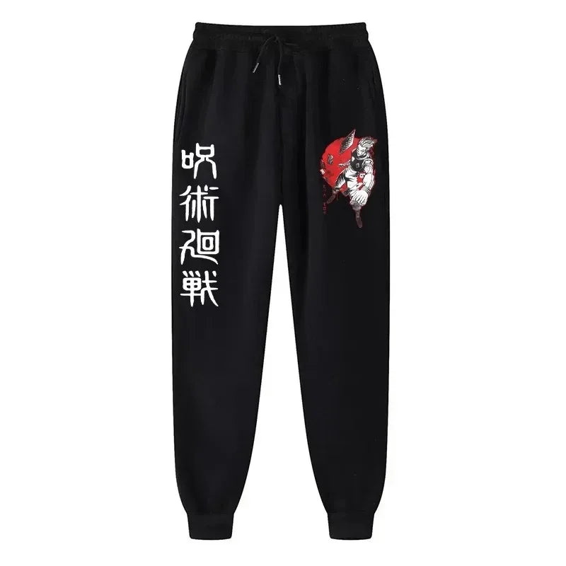 Men’s Anime-Inspired Fleece Joggers